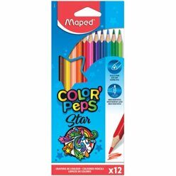 НАБОР цветных карандашей *Maped Colorpeps треуг.* (12 цветов)
